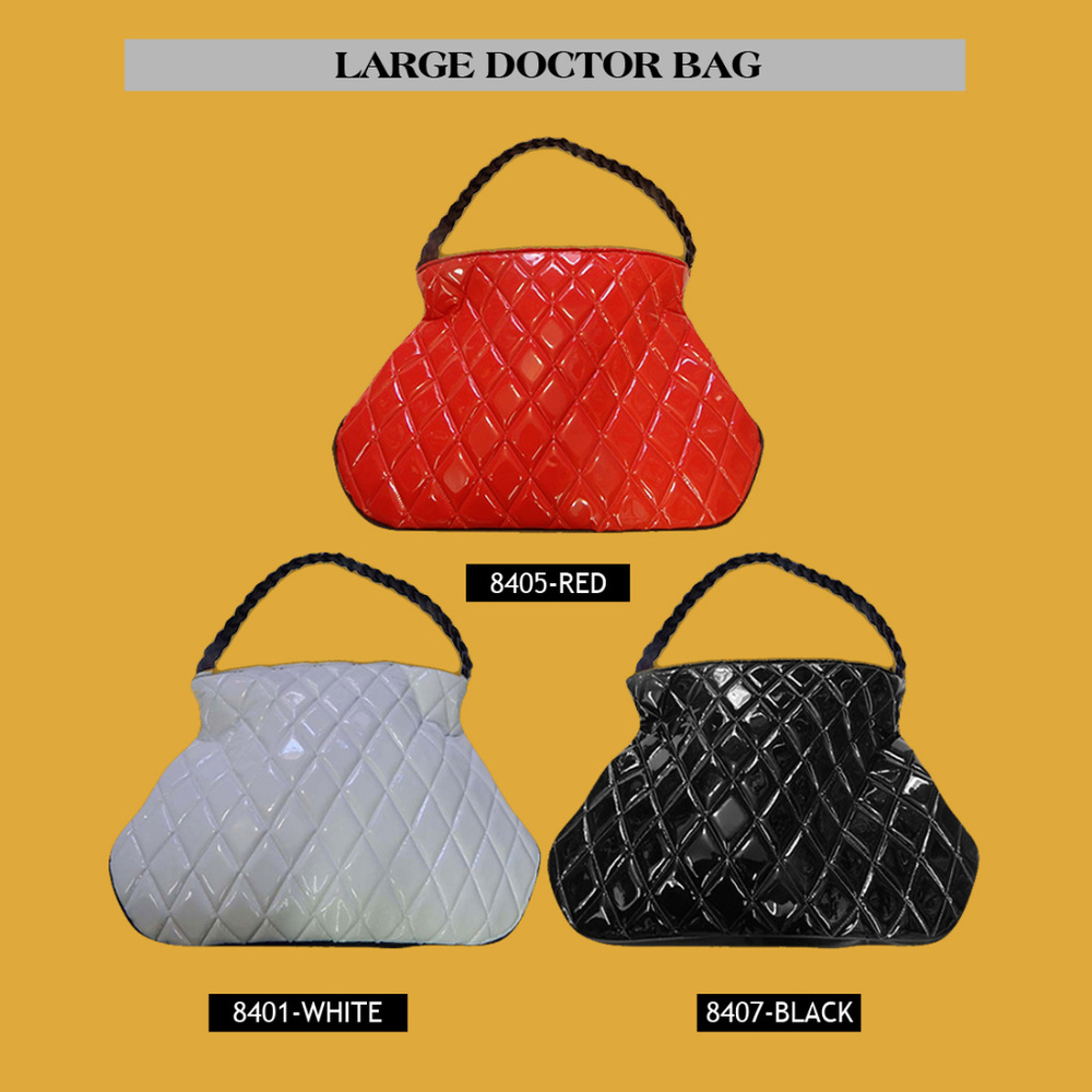 US HANDMADE LARGE DOCTOR BAG WITH "SHINY DIAMOND"